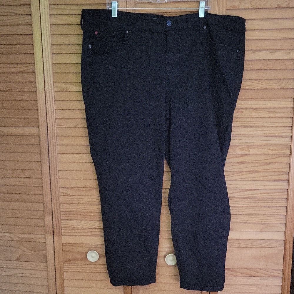 Slink Jeans Curvy Fit Black Stretch Denim Jeans Size 22 Plus Size Comfort Slim